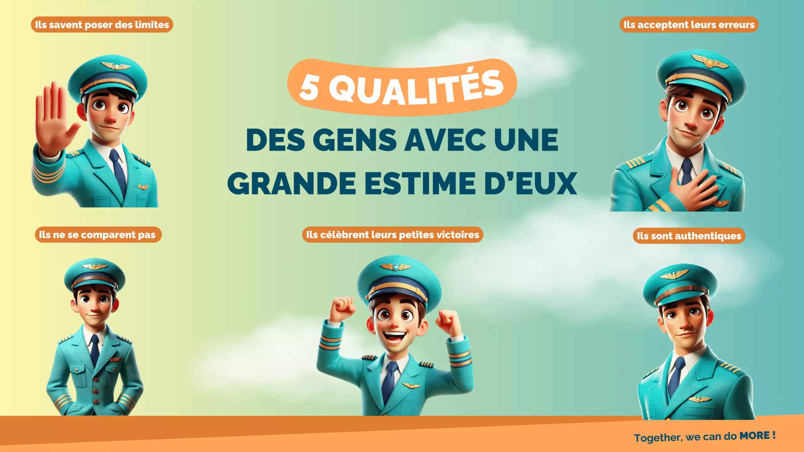 CULTIVEZ VOTRE ESTIME DE SOI : LES 5 QUALITÉS CLÉS DES PERSONNES CONFIANTES !